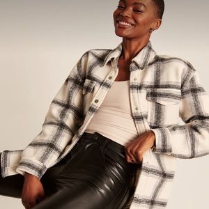 Abecrombie and Fitch Cozy Shirt Jacket